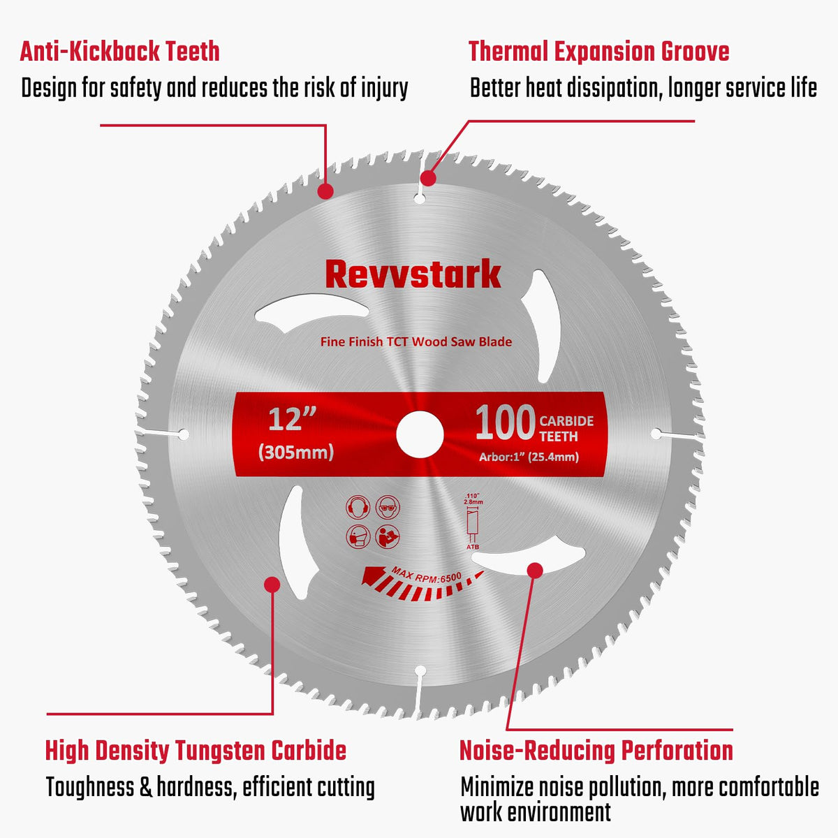 Thin kerf design enabling fast, efficient cutting across materials