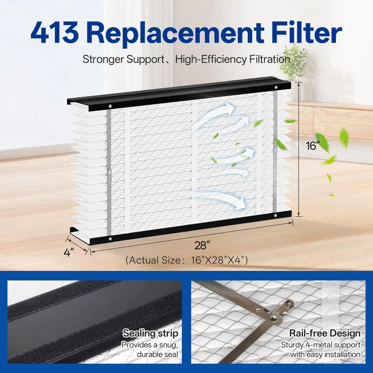 Rewarmee 413 tool-free installation shown for quick setup.