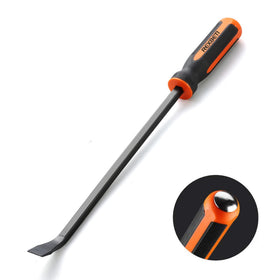 REXBETI 16-inch pry bar full view demonstrates heavy-duty construction for tough prying tasks.