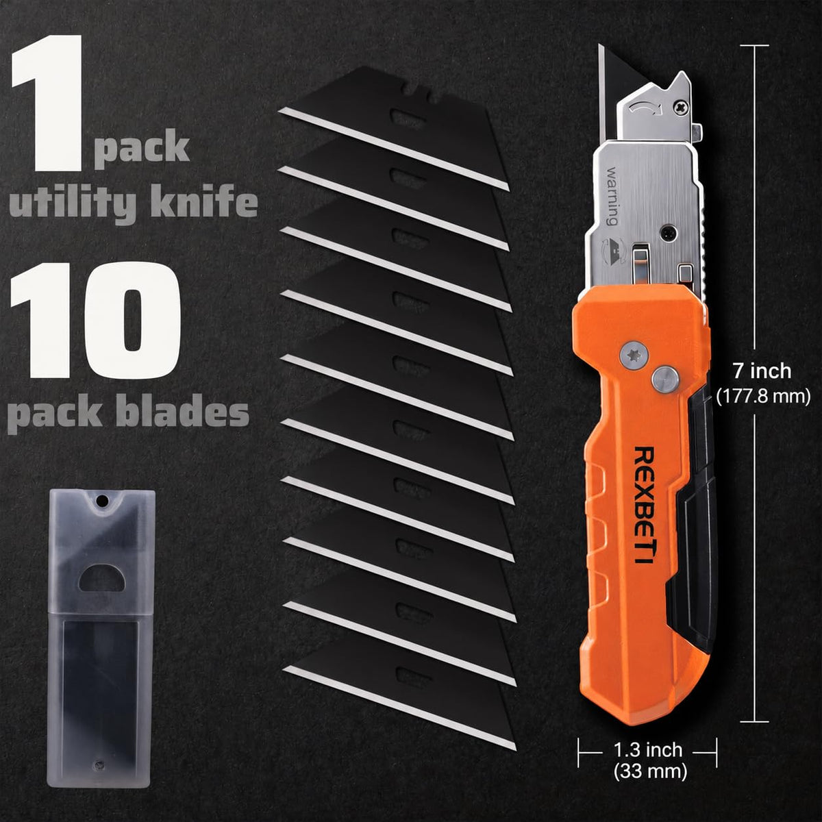 REXBETI compact, durable metal construction for daily use.