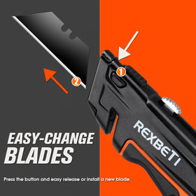 REXBETI cuts cardboard and boxes with control and ease.