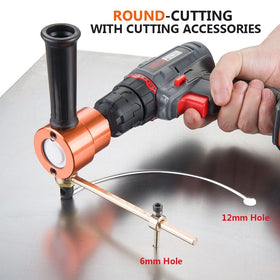 REXBETI cutting head allows round and straight cuts with ease.