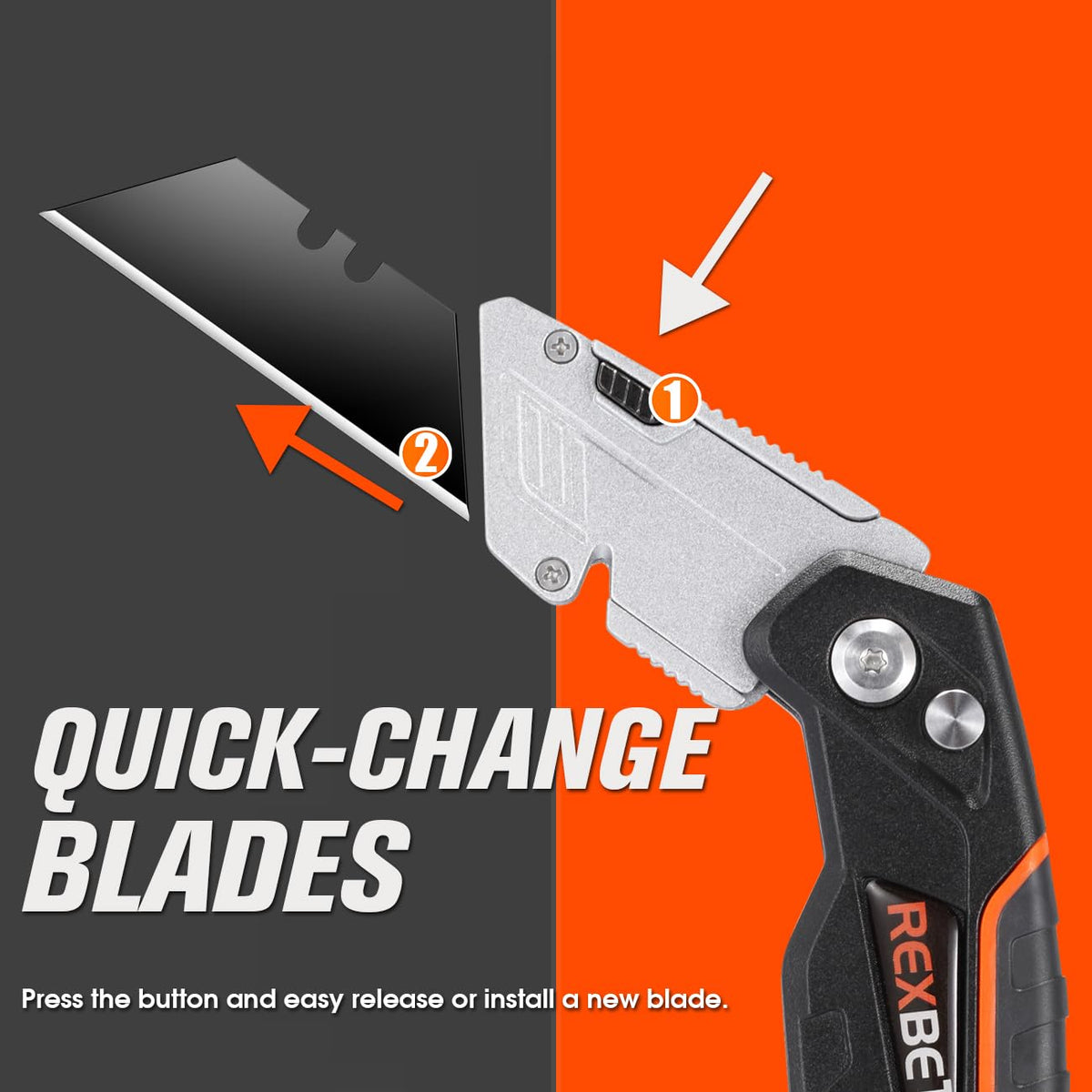 REXBETI includes twenty extra blades for extended projects.