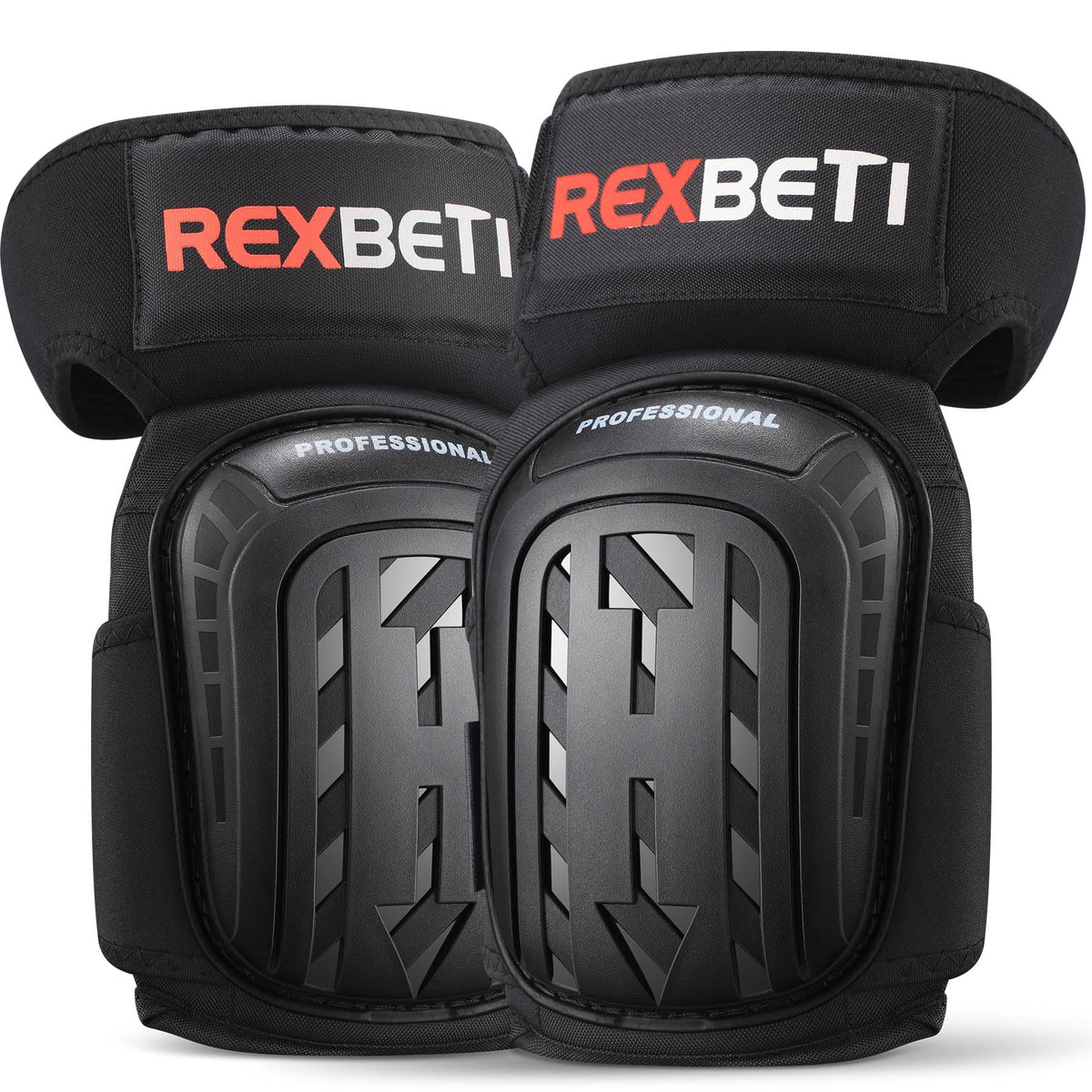 REXBETI knee pads with foam cushion provide comfortable kneeling support for long tasks.