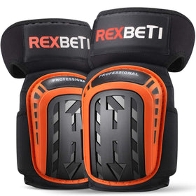 REXBETI knee pads with foam-gel cushion for comfortable knee support during heavy tasks