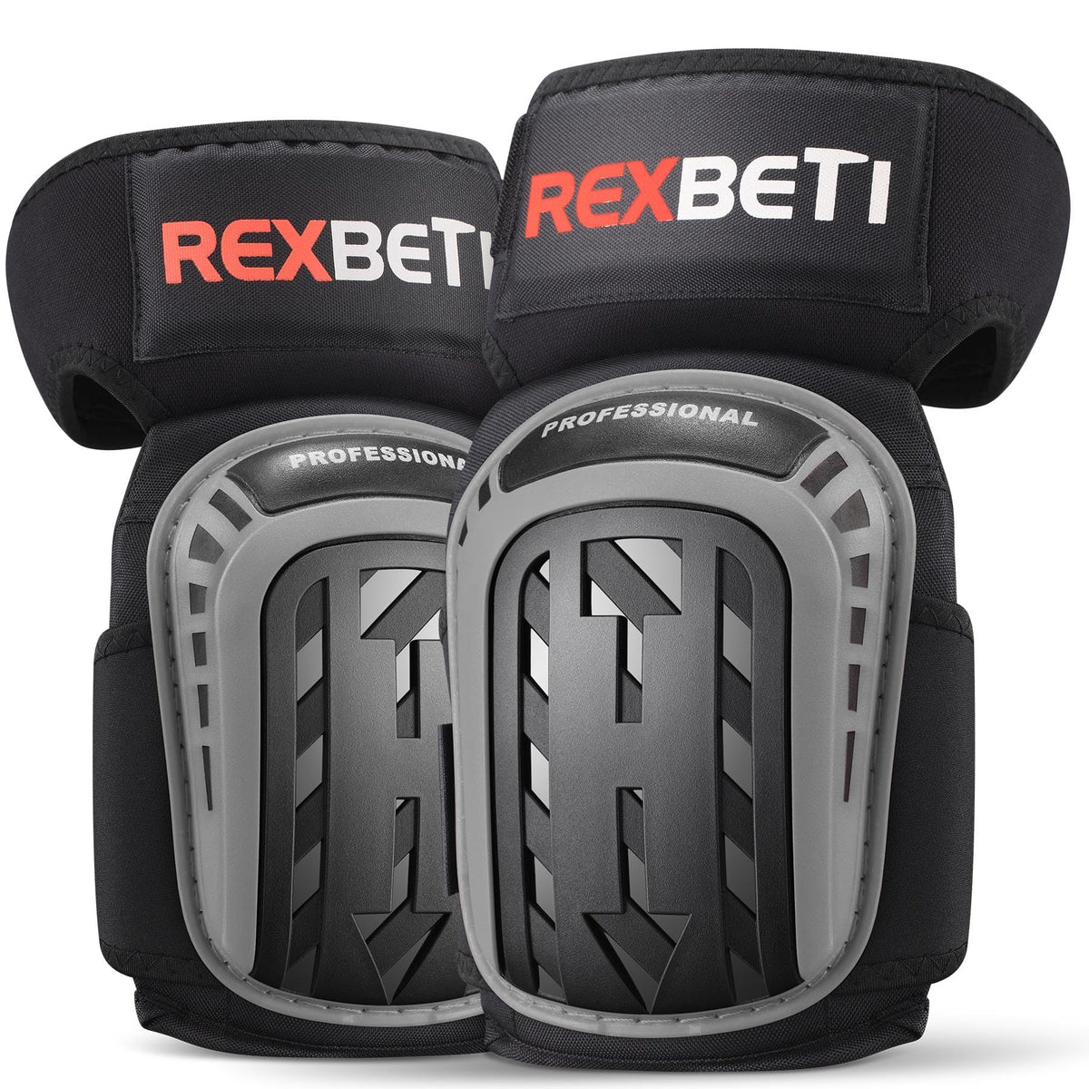 REXBETI knee pads with foam gel cushion for comfortable kneeling during tasks
