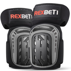 REXBETI knee pads with foam gel cushion for comfortable kneeling during tasks