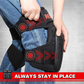 REXBETI knee pads have a heavy-duty PVC shell for durable protection on tough jobs.
