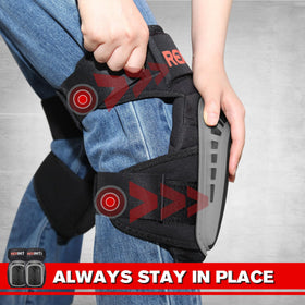REXBETI knee pads reinforced stitching for long-lasting durability