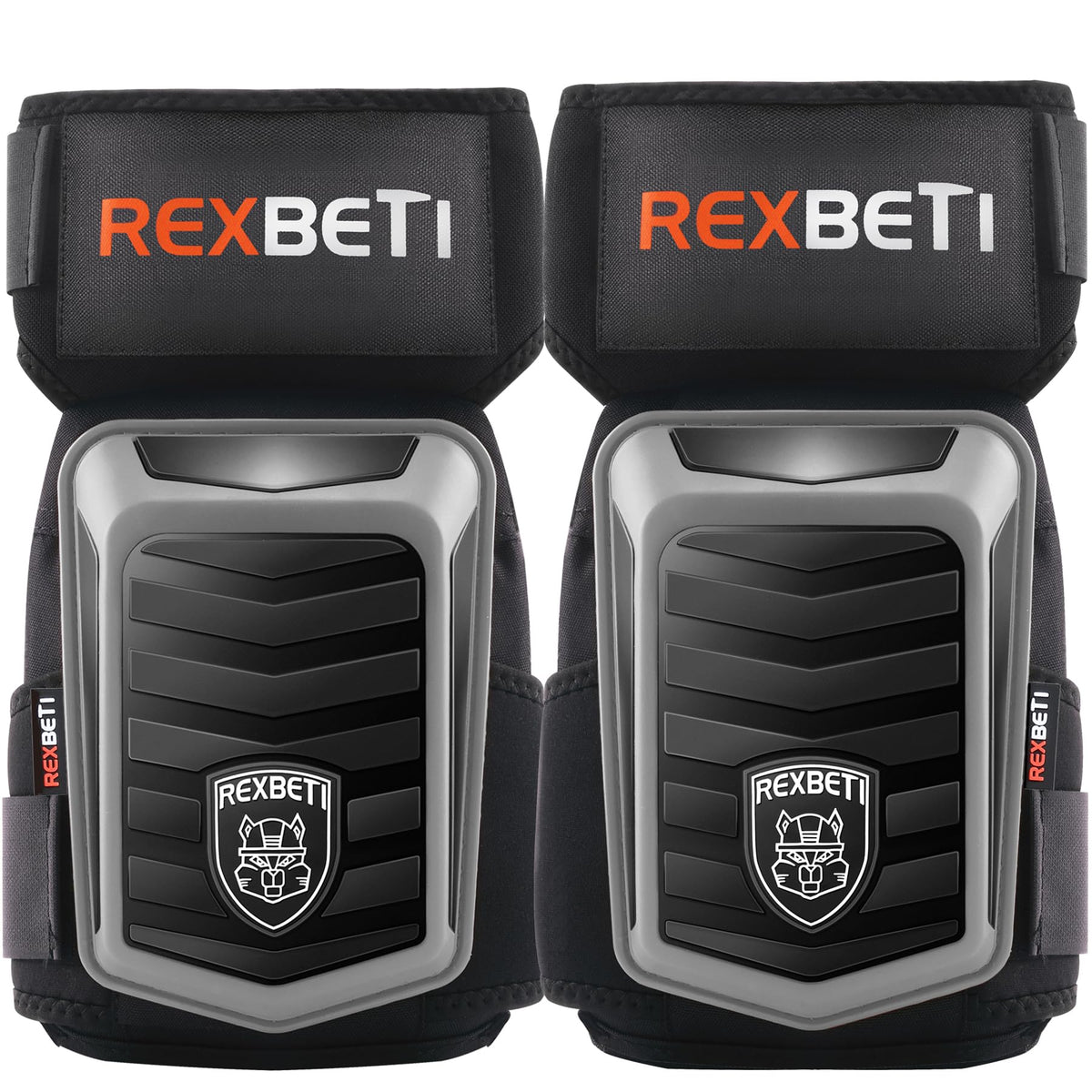 REXBETI knee pads with secure-fit strap for all-day comfort during work