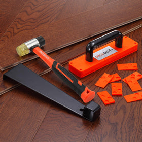 REXBETI 40 spacers included to simplify large-area flooring projects