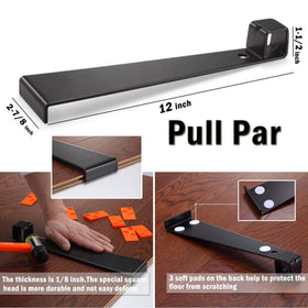 REXBETI pull bar soft pads prevent floor scratches during setup