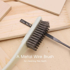 REXBETI metal brush for deburring and surface prep