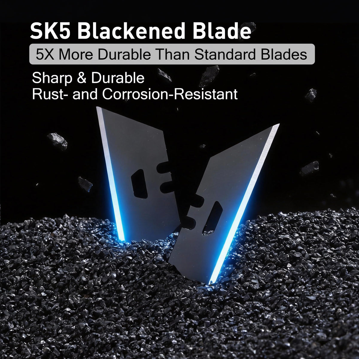 REXBETI protective blade cover reduces contact risk during storage.