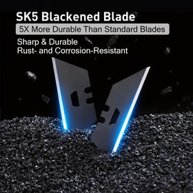 REXBETI protective blade cover reduces contact risk during storage.