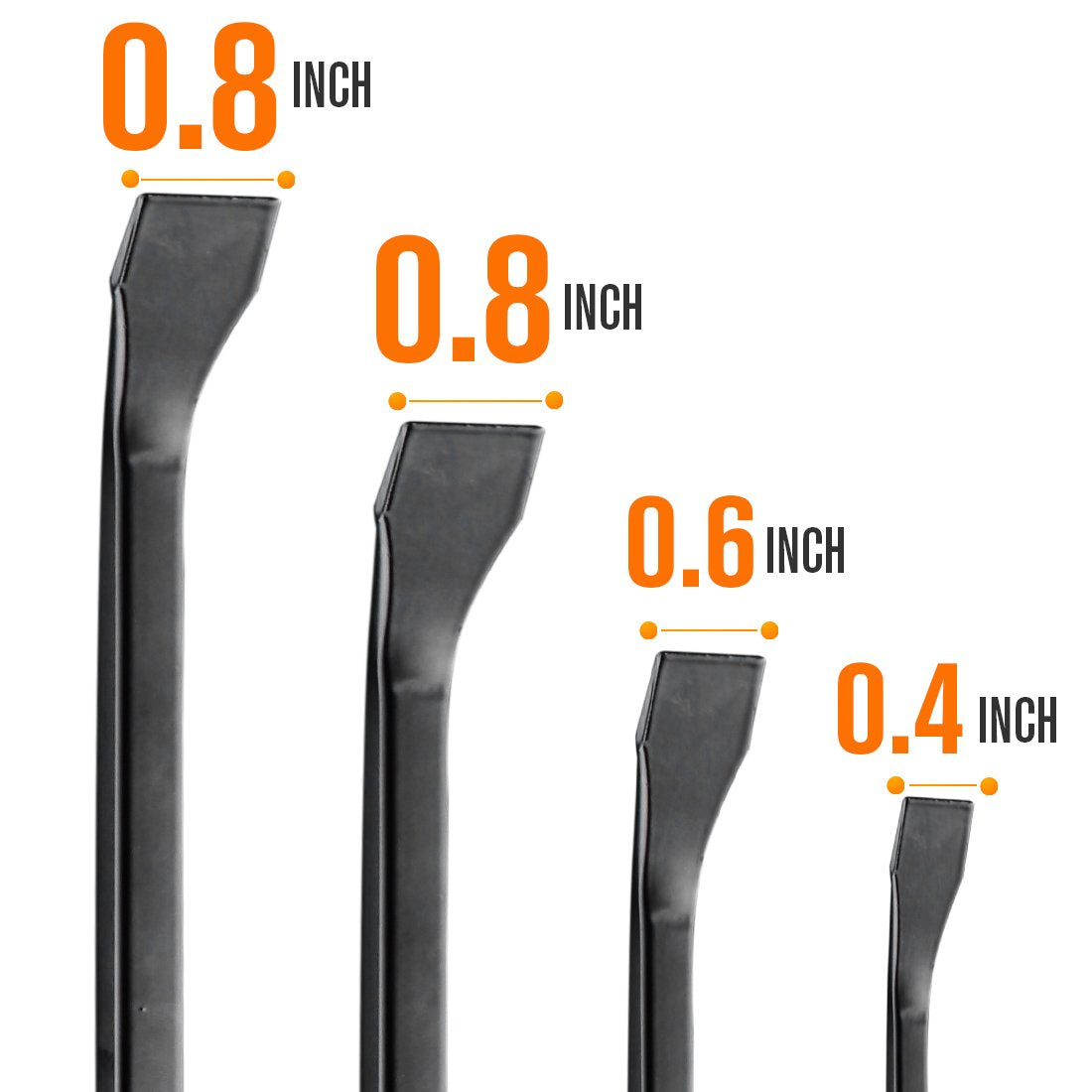 Ergonomic grip on REXBETI pry bar for comfortable use