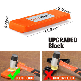 REXBETI thick pull-bar 4.5mm improves durability and leverage.
