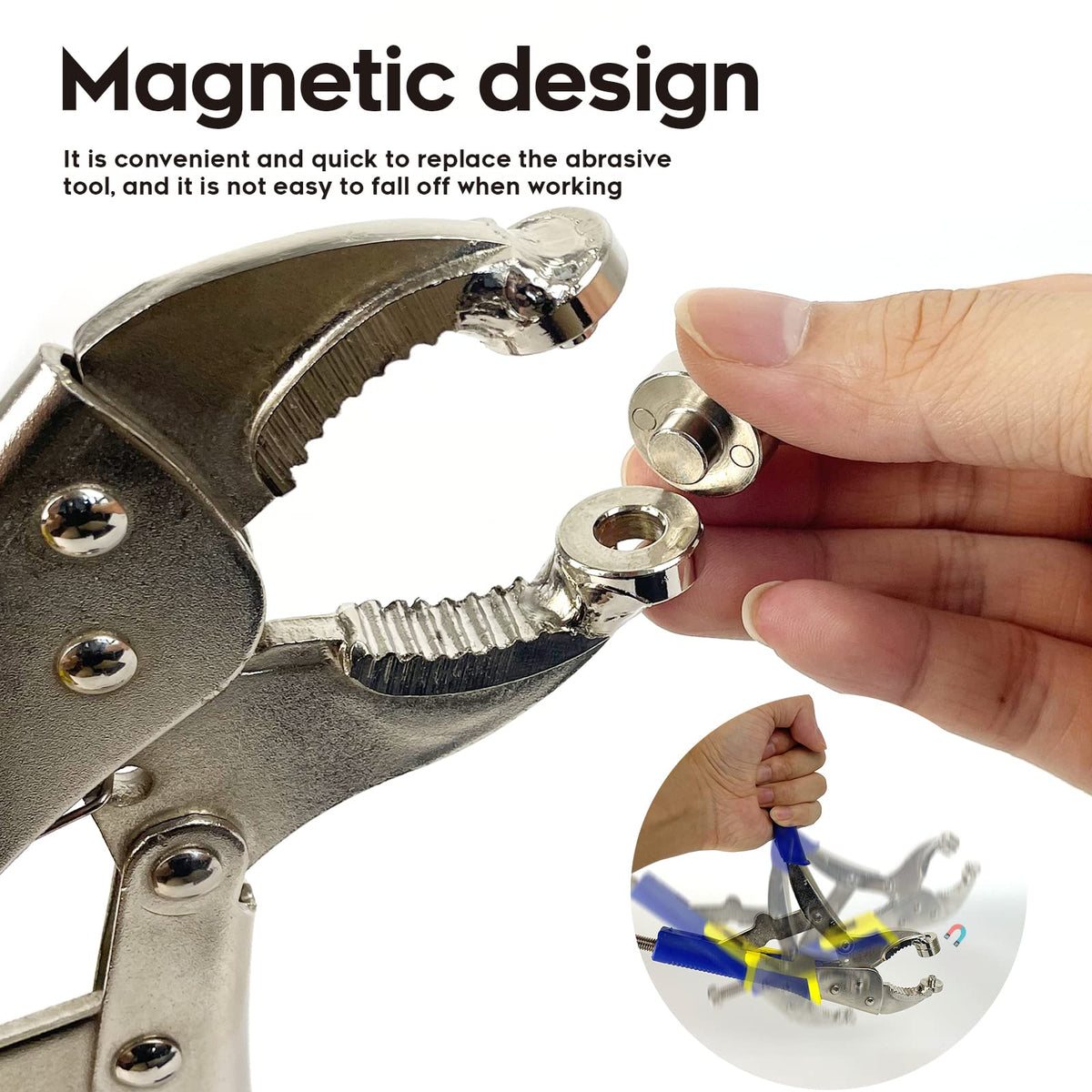 Rexhubro snap tool with built-in hole punch for precise perforations.