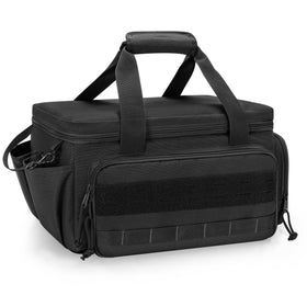 Rexmica multi-use tool tote suitable for repair, carpentry, or maintenance tasks.