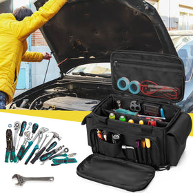 Rexmica small tool bag padded top handle for comfortable grip.