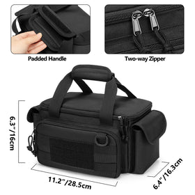 Rexmica small tool bag side pockets for tape and measures.