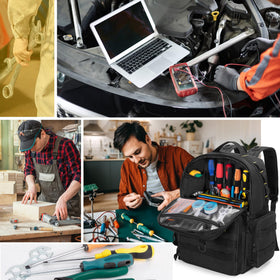 Rexmica Tool Backpack rugged nylon construction with durable stitching