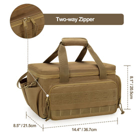 Rexmica tool bag bottom has PU anti-slip coating.