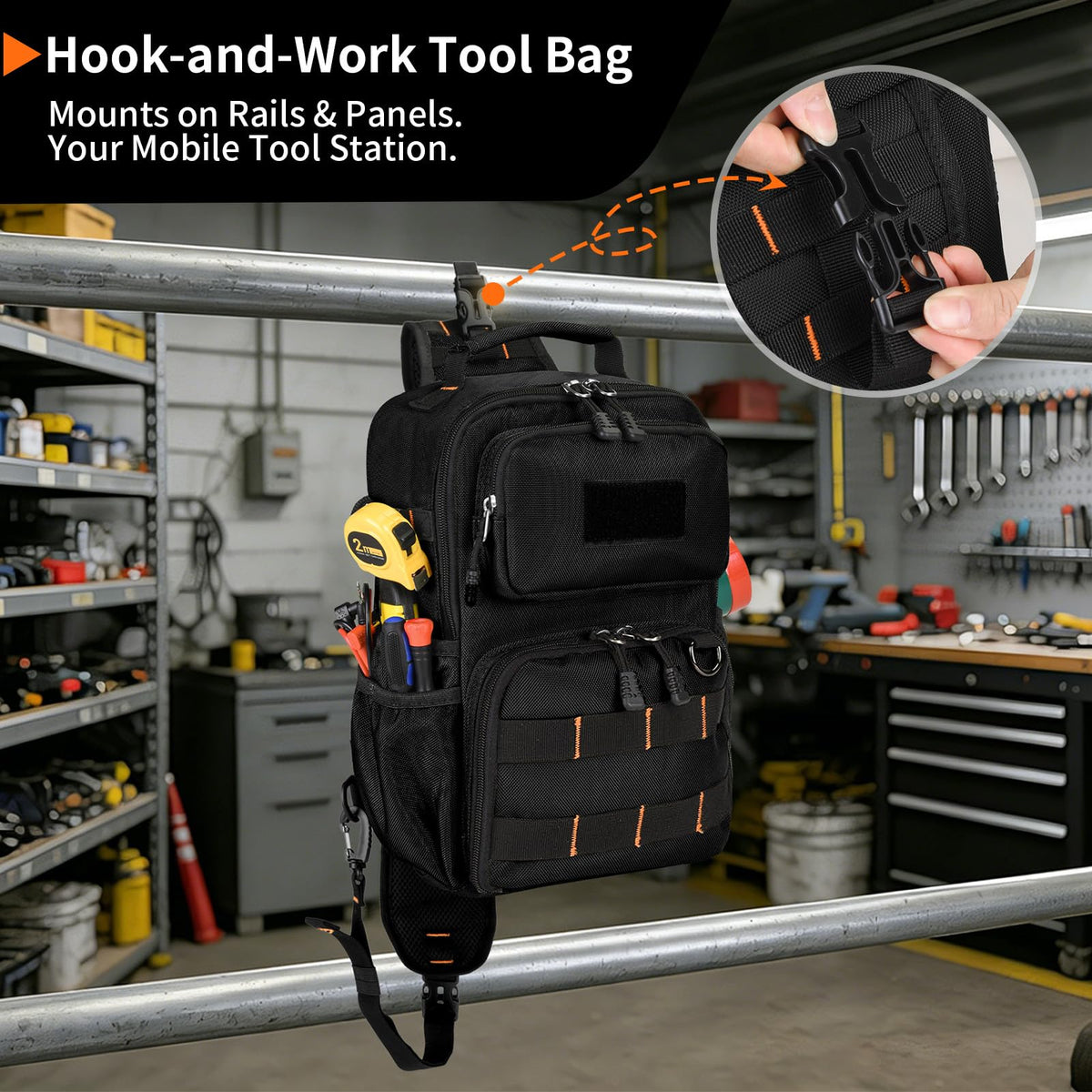 Rexmore durable tool bag designed for daily professional use.