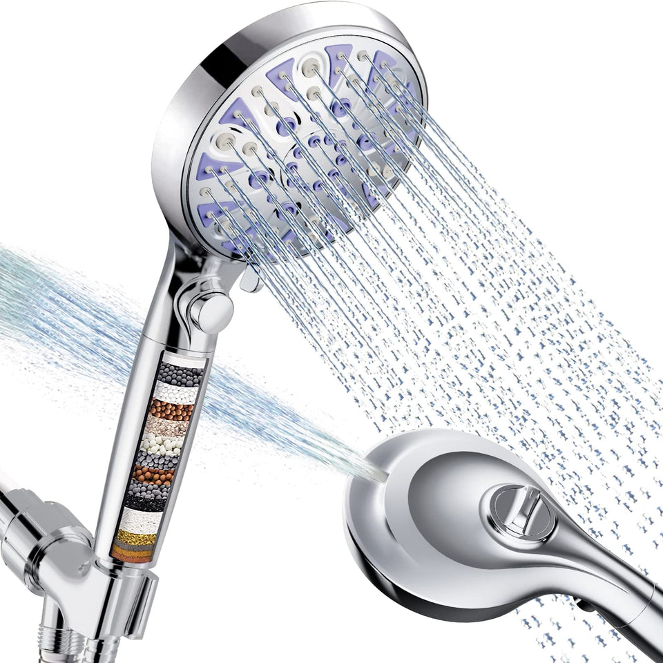 RexSoul high-pressure detachable shower head with dynamic spray modes offers an invigorating rinse.