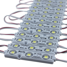 REXTiN 3-led module in action on a letter sign for clear lighting.