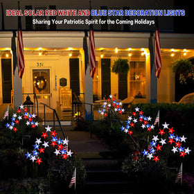 ReyeeInc night glow creates star-like accents along the yard.