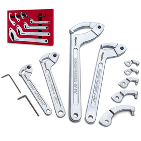 Reywoo spanner wrench set with all wrenches and adapters for versatile repairs.