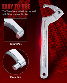 Reywoo spanner wrench set ergonomic handles for comfortable extended use.