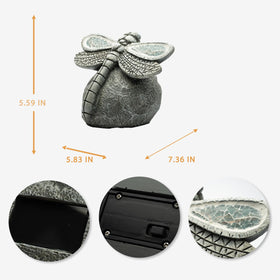 Rezpuao dragonfly garden statue with UV-protected finish