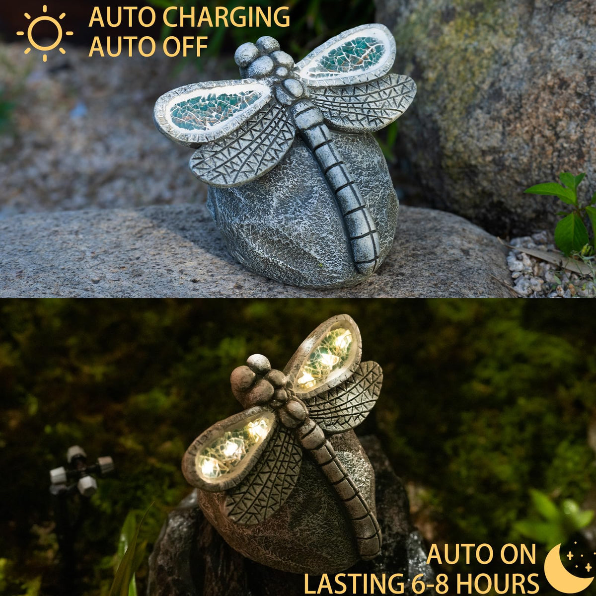 Rezpuao dragonfly yard decor close-up color and detail