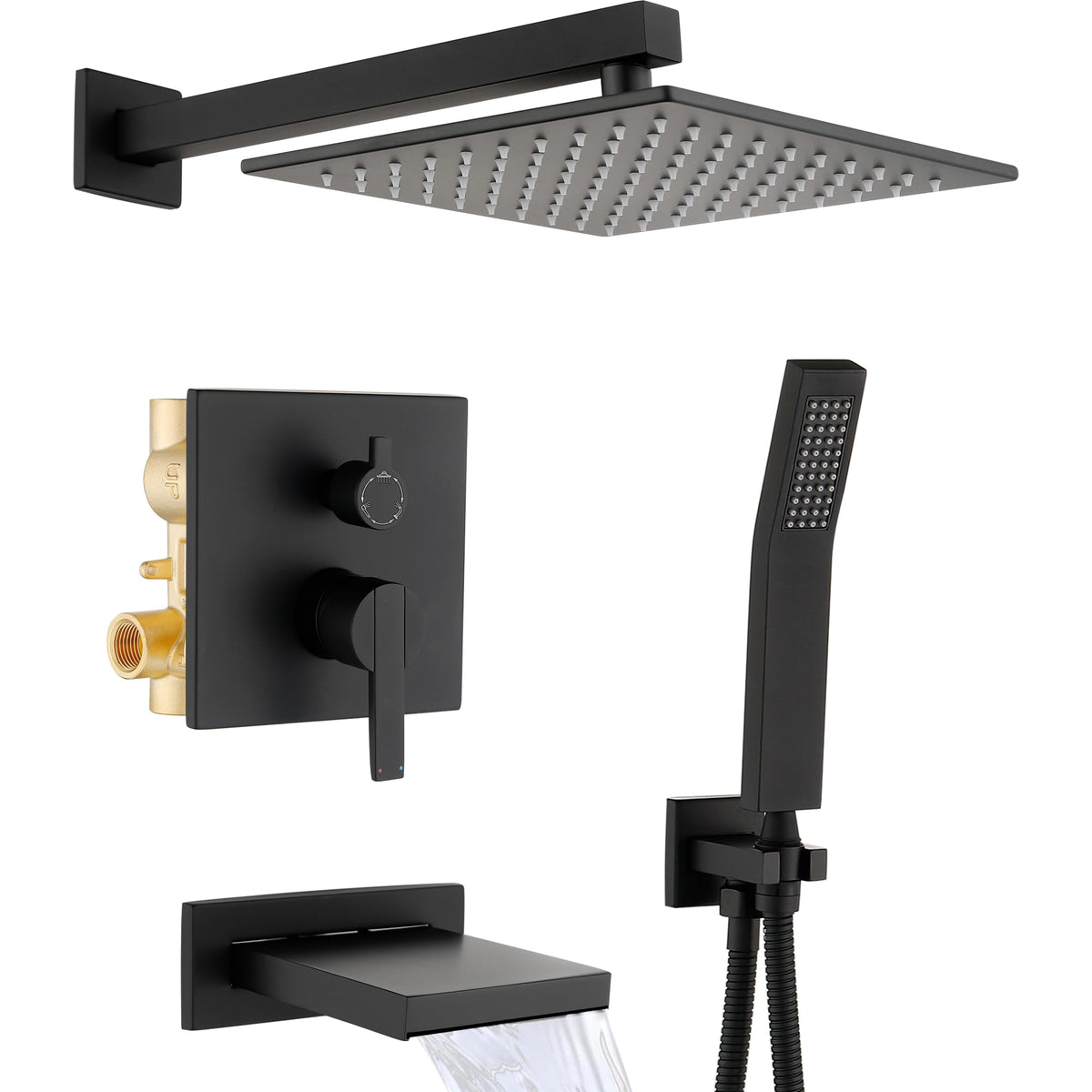 RF SUNUAN 10-inch rain showerhead for full-body coverage