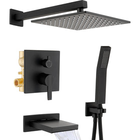 RF SUNUAN 10-inch rain showerhead for full-body coverage