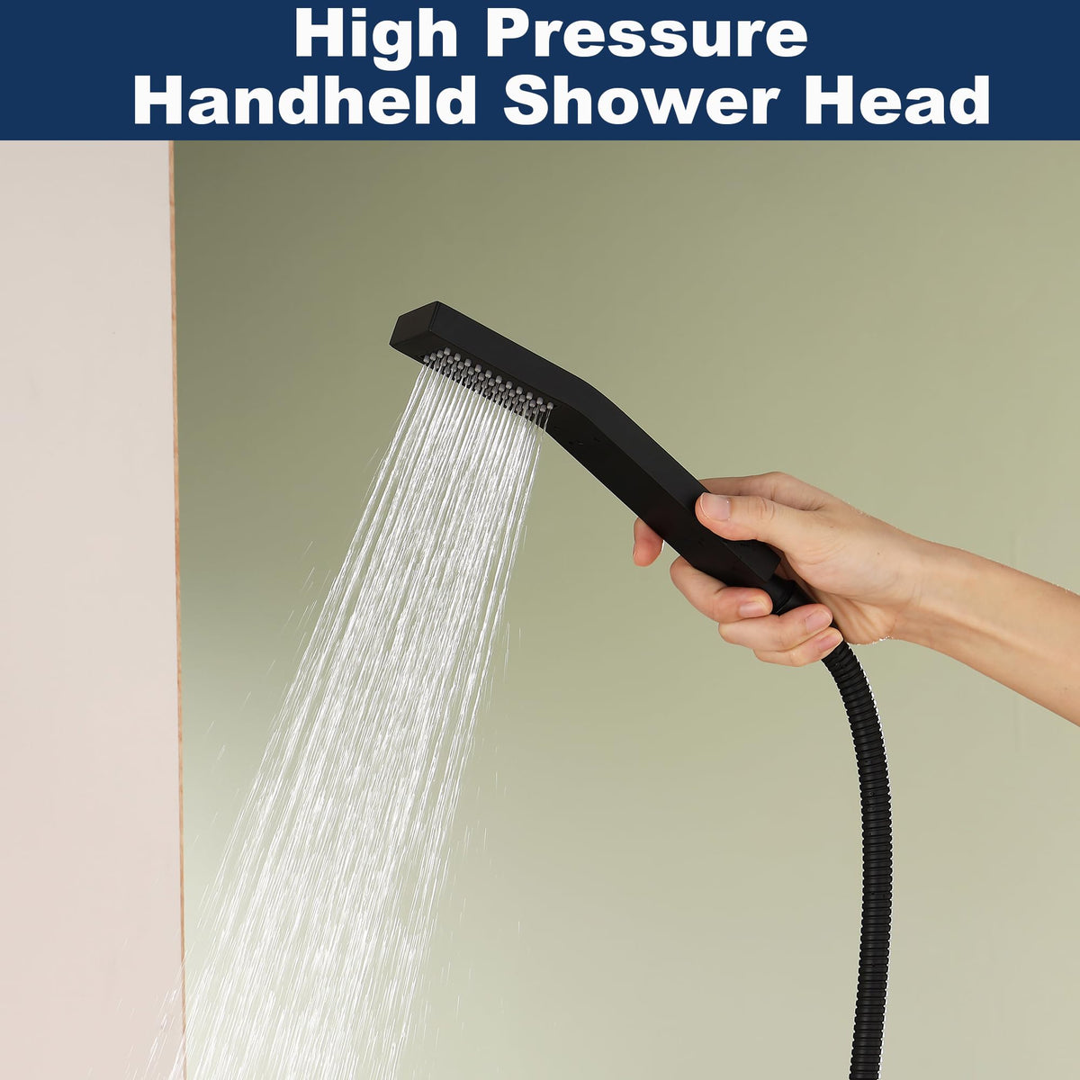 RF SUNUAN modern matte-black shower design