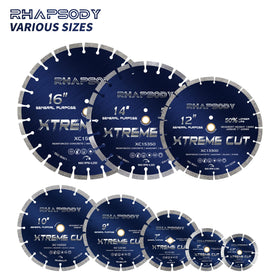 Rhapsody blade set for dry and wet cutting applications