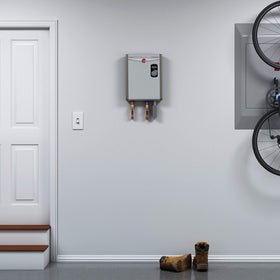 Rheem copper immersion elements ensure durable heat transfer.