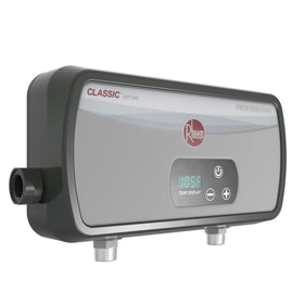 Rheem on-demand hot water delivery at the tap demonstrating fast warmth