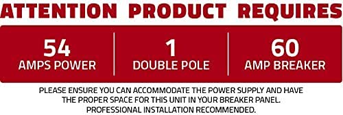 Rheem RTEX-13 temperature display aids precise on-demand heating control.