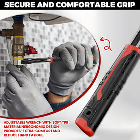 Rhevosil ergonomic TPR grip close-up for comfortable use