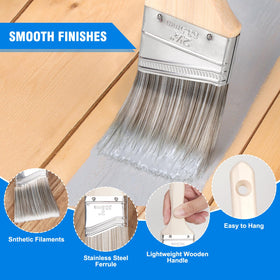 Rhibak 4-inch paint tray designed for efficient loading and cleanup.