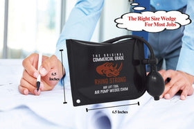 Rhino Strong 300-pound load rating tackles heavy fixtures safely.