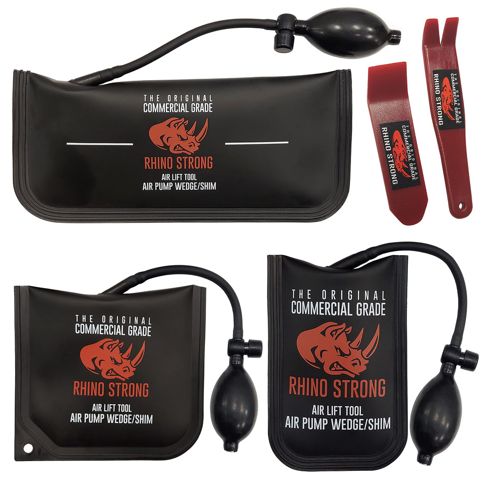Rhino Strong air wedge bag small for precise leveling in tight spaces.