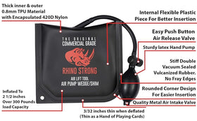 Rhino Strong non-marking lift protects surfaces during cabinetry work.