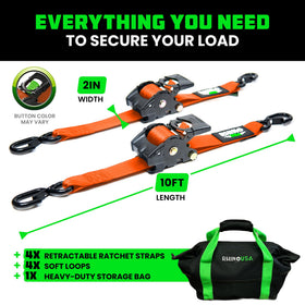 Rhino USA coated S-hooks provide durable hook connections.