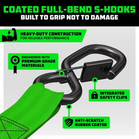 Rhino USA EZ-Release system demo enables fast strap release and loading.