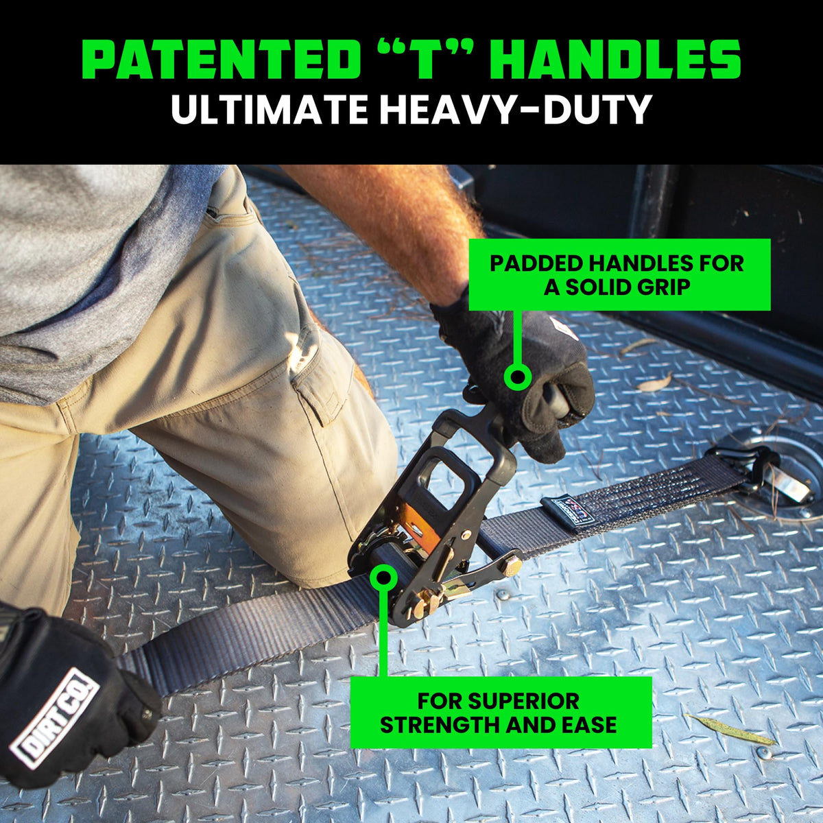 Low clearance design prevents underside scratches during loading